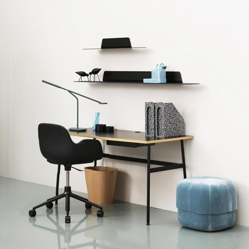Bodenstehender Schreibtisch - JOURNAL - Allsteel - modern / MDF / gerade