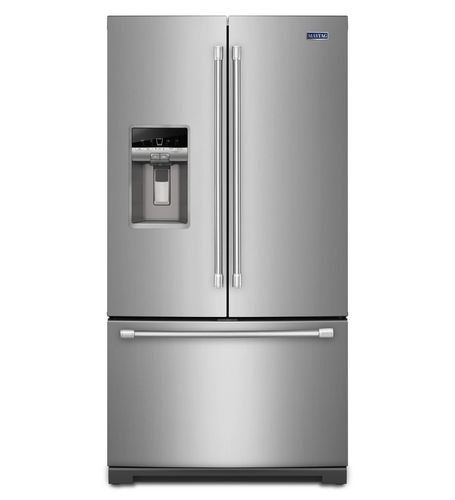Amerikanische Kühl-Gefrierkombination - MFT2776DEM - Maytag - für Privatgebrauch / freistehend / mit Gefrierschrank unten