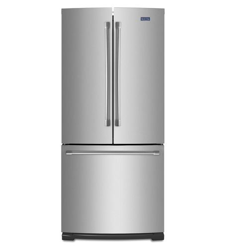 Amerikanische Kühl-Gefrierkombination - MFF2055DRM - Maytag - für Privatgebrauch / freistehend / mit Gefrierschrank unten