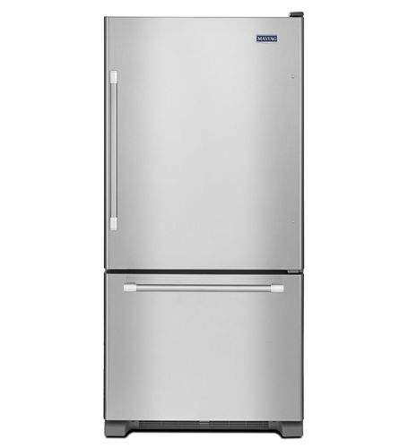 Kühl-Gefrierkombination mit Schublade - MBF2258DEM - Maytag - für Privatgebrauch / freistehend / mit Gefrierschrank unten