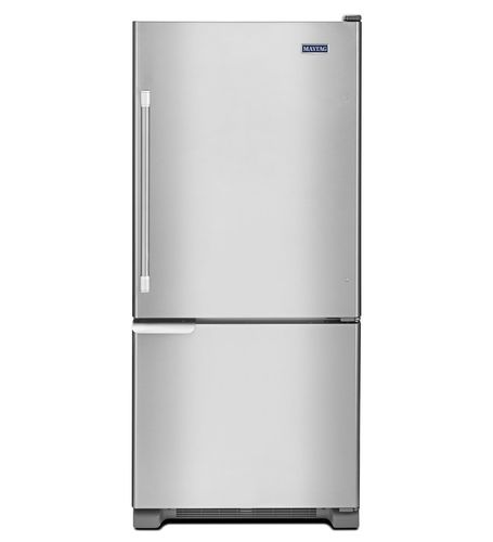 Kühl-Gefrierkombination / mit Doppeltür - MBF1953DEM - Maytag - für Privatgebrauch / freistehend / mit Gefrierschrank unten