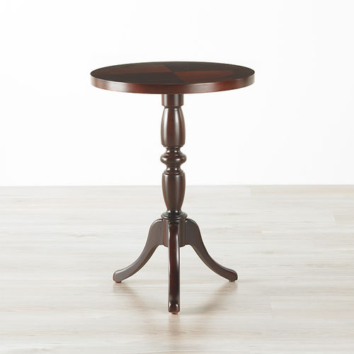Klassischer Lampentisch - QUEEN ANNE - DAR RAN - Holz / rund / 100% recycelbar