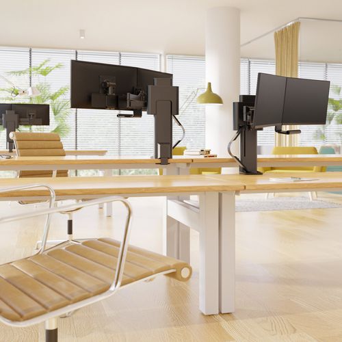 Büro-Bildschirmhalterung - TRACE™ - ERGOTRON - doppelt