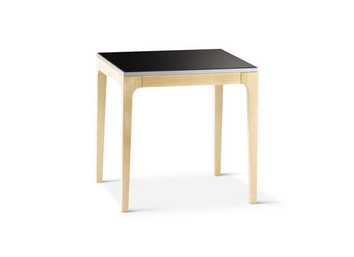 Moderner Beistelltisch - KENNA - Gunlocke - Holz / Marmor / quadratisch