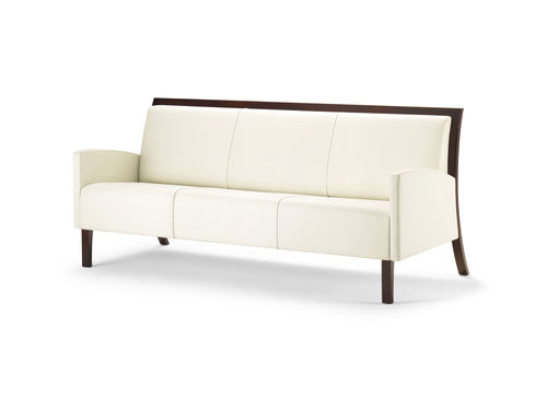 Modernes Sofa - GRACILE - Gunlocke - Stoff / Leder / weiß