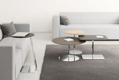 Moderner Beistelltisch - BRIEFING™ - Gunlocke - Holz / Laminat / rund
