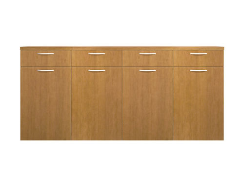 Niedriger Aktenschrank - TRIO - Gunlocke - Holz / Laminat / mit Schubladen