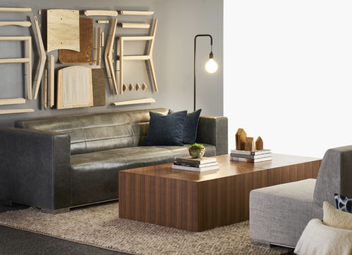 Modulsofa - URBANA™ - Gunlocke - modern / Stoff / Leder