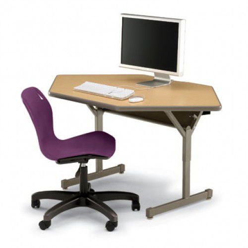 Bodenstehender Schreibtisch - CORNER FLEX STATION - smith system - modern / gerade / Gestell aus Metall