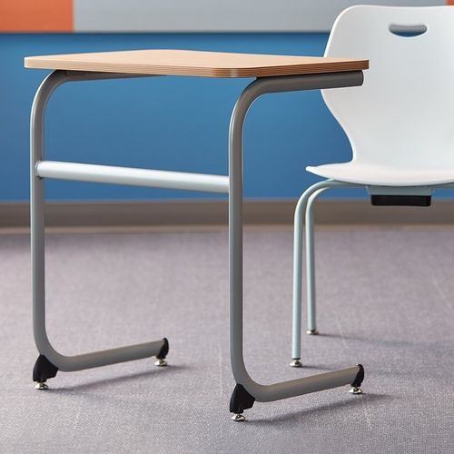 Moderner Schreibtisch - INTELLECT WAVE - KI - Stahl / Metalldraht / Kunststoff