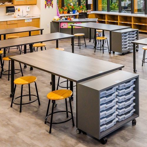 Bodenstehendes Ablagemöbel - RUCKUS - KI - für Büro / für Lagerung
