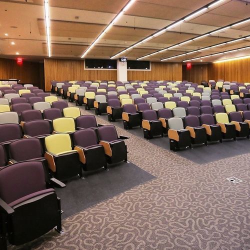 Moderner Auditoriumsessel - LANCASTER® - KI - Stoff / Kunststoff / Laminat
