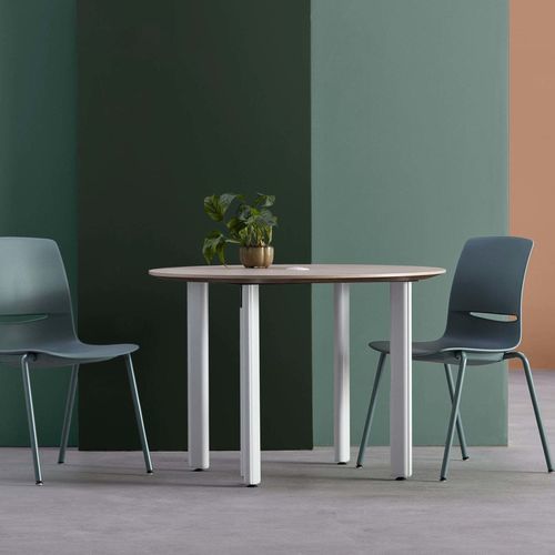 Moderner Tisch - TRIBUTAIRE&trade; - KI - PET / Gestell aus Aluminium / rechteckig
