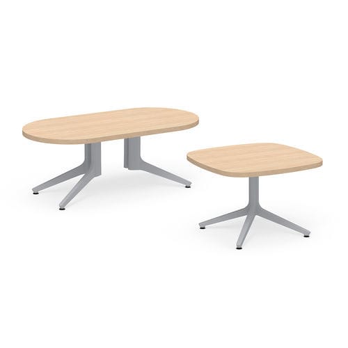 Moderner Beistelltisch - TRIBUTAIRE&trade; - KI - Hochdrucklaminat / Gestell aus Aluminium / rechteckig