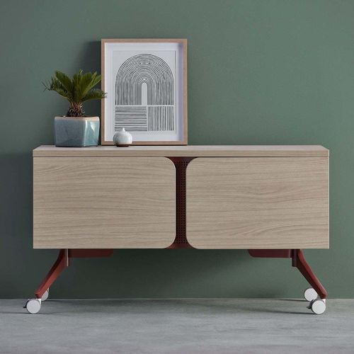 Ablagemöbel mit Rollen - TRIBUTAIRE&trade; - KI - modern / für Büro / für Lagerung