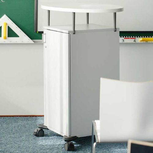 Kunststoff-Schreibtischcontainer - TENDO AV - ISKU - Metall / mit Flügeltür / mit Schlüssel