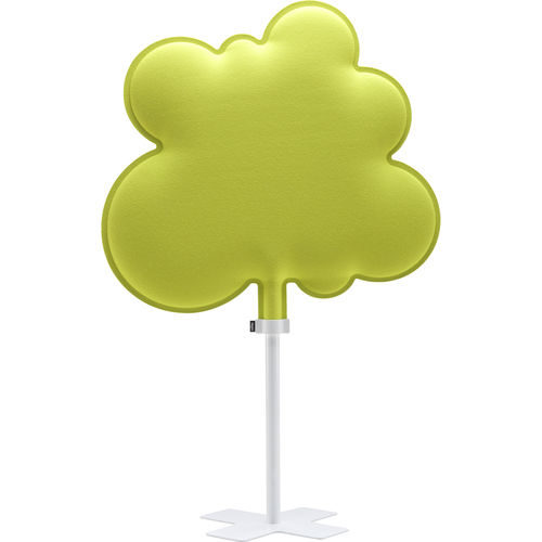 Moderner Paravent - WOODLAND - ISKU - Stahl / Stoff / für öffentliche