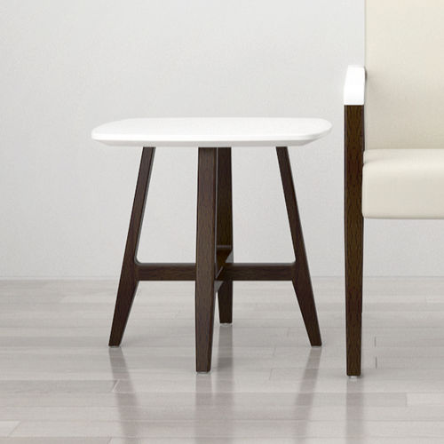 Moderner Beistelltisch - FAERON - krug - Buche / Laminat / Mineralwerkstoff