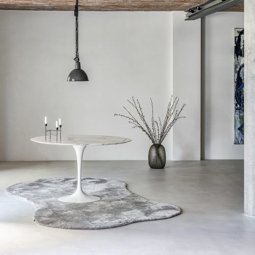 Moderner Teppich - TRIDON - JOV - mit geometrischen Motiven / einfarbig / Neuseelandwolle