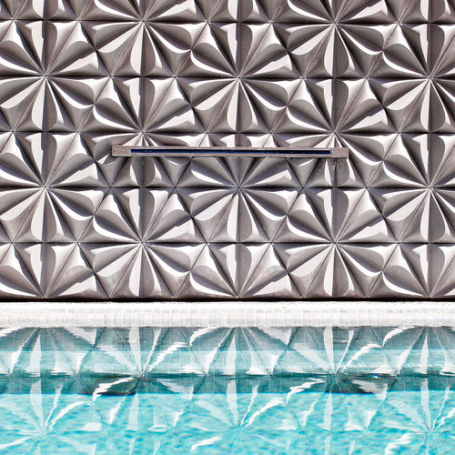 3D-Fliesen - SEED - kaza concrete - für den Innenraum / für Außenbereich / Wand
