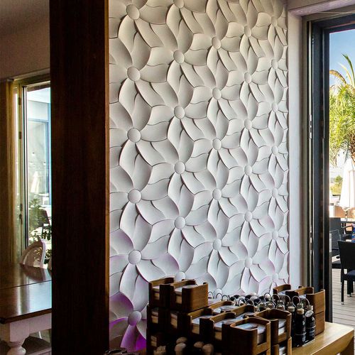 3D-Fliesen - PETAL - kaza concrete - für den Innenraum / für Außenbereich / Wand