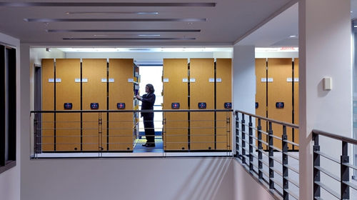 Verschieberegal für Büro - SAFEAISLE - MONTEL - für Archiv / elektrisch / Metall