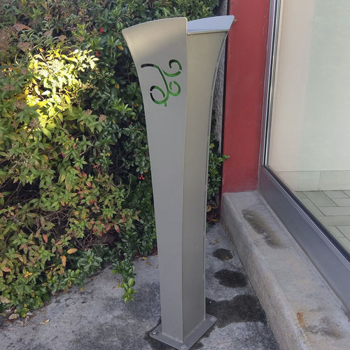 Sockel-Aschenbecher - FLOREA - GUYON - Metall / für den Außenbereich / für öffentliche Bereiche
