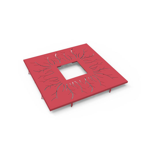 Rundes Baumgitter - FLOREA  - GUYON - quadratisch / elliptisch / Metall