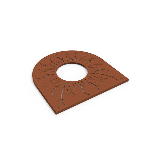 Rundes Baumgitter - FLOREA ELLIPSE - GUYON - quadratisch / elliptisch / Metall