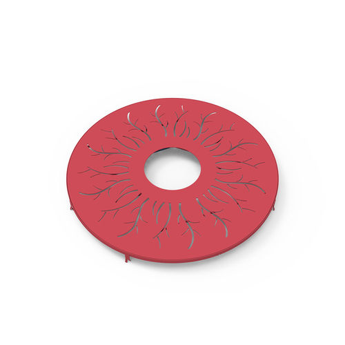 Rundes Baumgitter - FLOREA  - GUYON - quadratisch / elliptisch / Metall