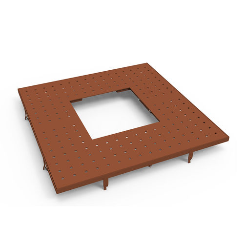 Quadratisches Baumgitter - KUBIC  - GUYON - Metall / laserbearbeitet