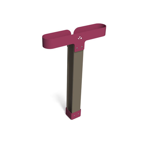 Bodenstehender Fahrradständer - LUDÉO - GUYON - gesichert / originelles Design / horizontal