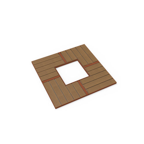 Quadratisches Baumgitter - MEZZO - GUYON - Holz / Metall / laserbearbeitet
