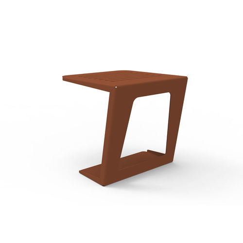 Moderner Hocker - STIL - GUYON - Metall / Gestell aus Metall / mit Überhang