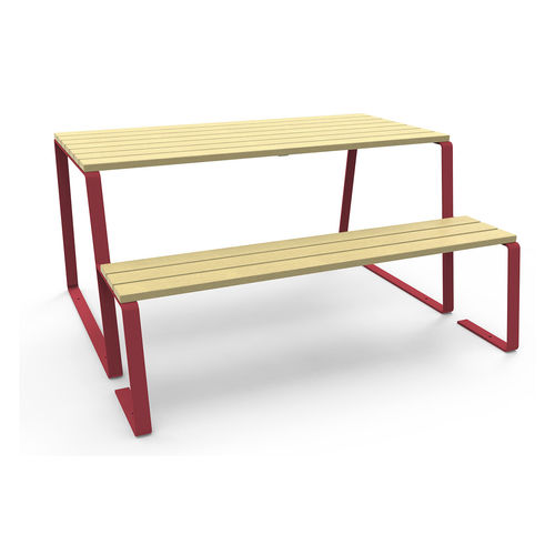 Moderne Tischgarnitur - FEEL  - GUYON - klassisch / Holz / Metall