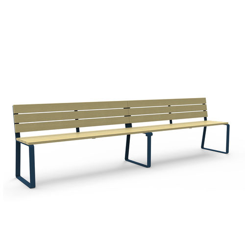 Bank für den öffentlichen Raum / Design - FEEL - GUYON - Polyester / Metall / Holz