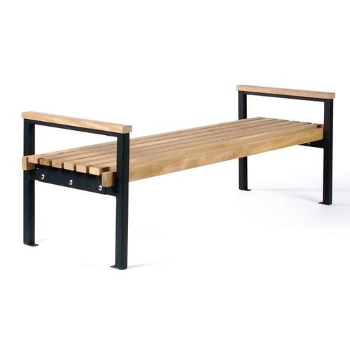 Traditioneller Sessel für den urbanen Raum - QUATTRO - GUYON - Holz / Metall / Holz