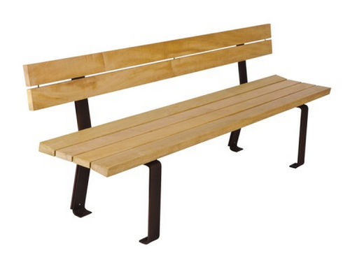 Moderne Bank für den öffentlichen Raum - ZETA : SEDUTA ET PANCA - GUYON - Polyester / Metall / Holz