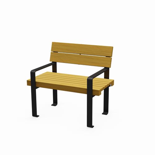 Design-Sessel - LINEA SEDIA - GUYON - Holz / Holz / Metall