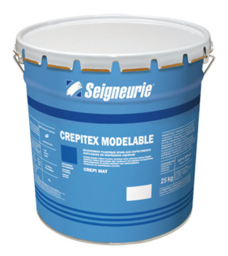 Verblend-Putz - CREPITEX MODELABLE - Seigneurie - Außen / Fassaden / auf Acrylharzbasis