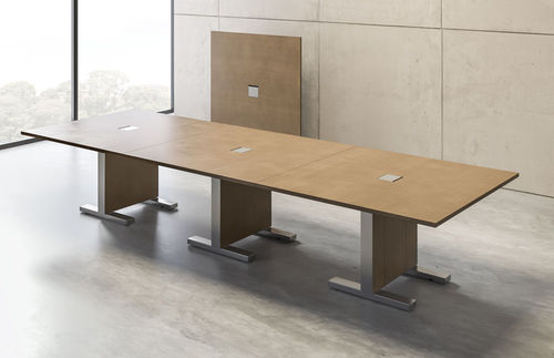 Moderner Besprechungstisch - APPROACH - Nucraft - Holz / rechteckig / modular
