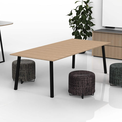 Moderner Besprechungstisch - Two4Six™ - Nucraft - Holzfurnier / Buche / Esche