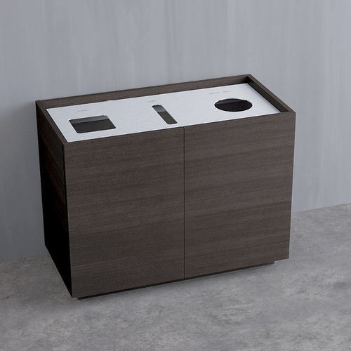 Mülltonnenbox für Büro - RECYCLE CENTER - Nucraft