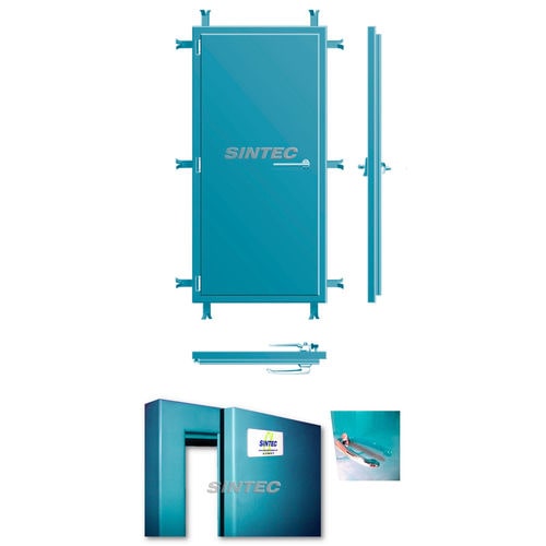 Holz-Türdekoration - PS - SINTEC INSONORIZACIÓN