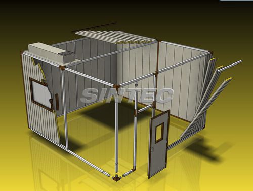 Akustikplatte für Trennwand - SINTEC INSONORIZACIÓN - Stahl / rechteckig / perforiert