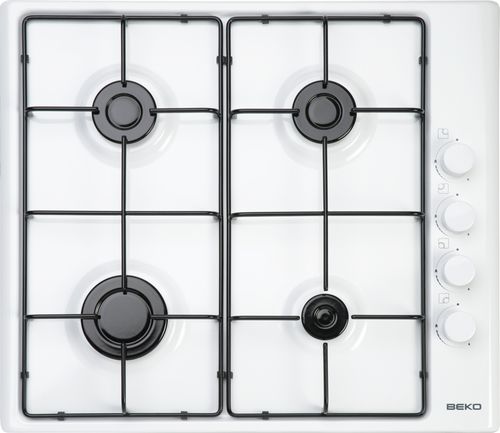 Gaskochfeld - HIZG64120 - Beko - mit 4 Kochfeldern / Einbau / mit Drehknöpfen