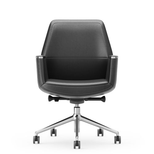 Design-Chefsessel - MUSA - ICF - Leder / Stoff / Metall
