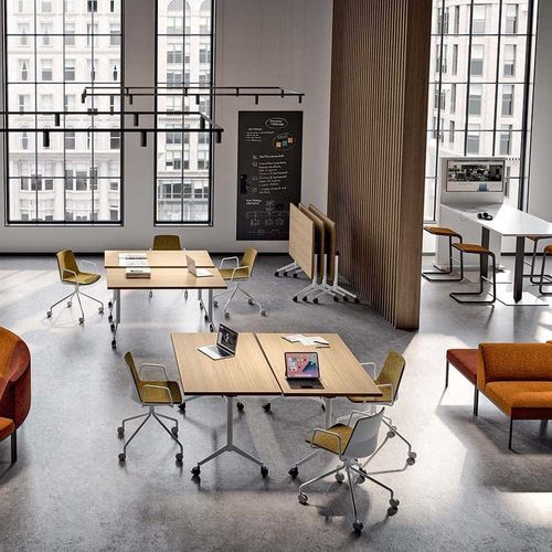 Schreibtisch für Open Space - POP-UP   - Quadrifoglio Sistemi d'Arredo - bodenstehend / für 2 Personen / modern