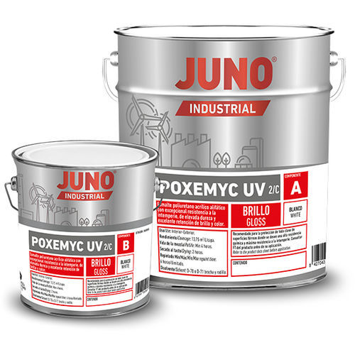 Dekorfarbe - Poxemyc UV 2/C RAL 9006 - JUNO - Schutz / für Außenbereich / Innenbereich