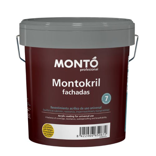 Dichtungsfarbe - MONTOKRIL LISO - PINTURAS MONTO - Schutz / wasserdicht / Dekor
